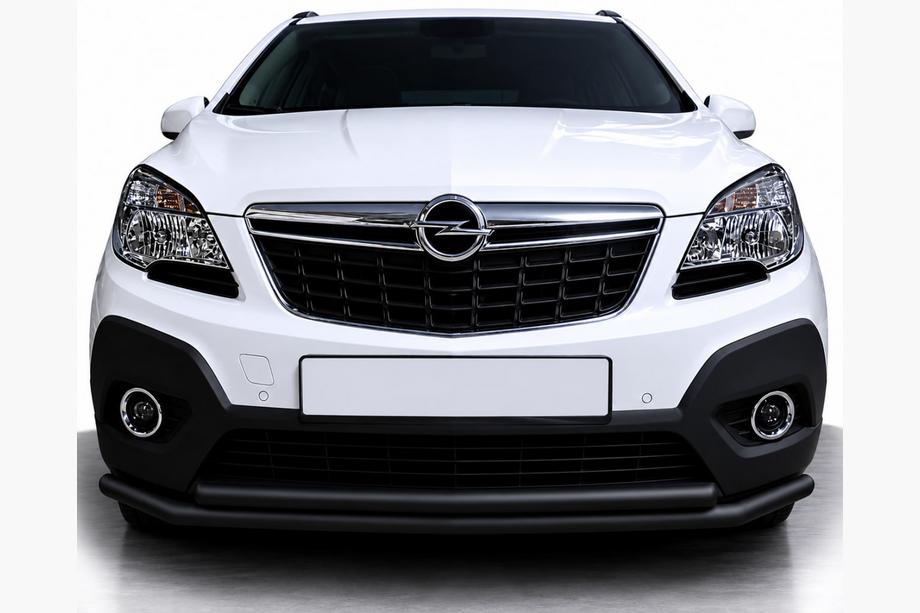 Opel Mokka 2012-2021 Protectie frontala tip bullbar ST014 Black (inox) Foto 1