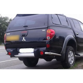 Bare colt spate AK003 (2 buc, inox) Mitsubishi L200 2006-2015 foto 3