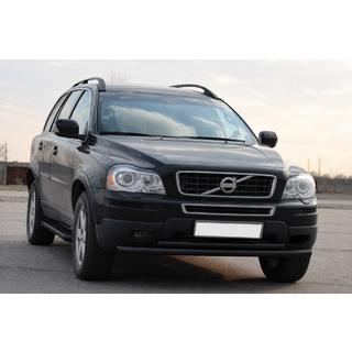 Protectie frontala tip bullbar ST014 Black (inox) Volvo XC90 2002-2014 foto 3