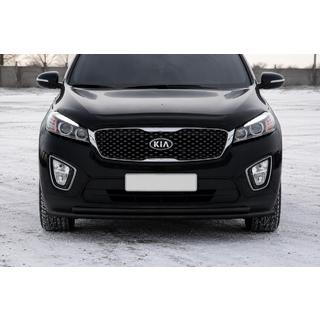 Bullbar fata ST014 60/42 mm Black (inox) Kia Sorento III UM 2014-2020 foto 4