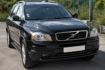 Volvo XC90 2002-2014 Protectie fata ST014-2 Black (inox) foto 3