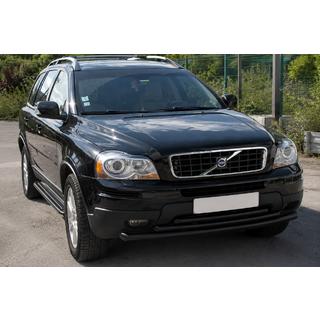 Protectie fata ST014-2 Black (inox) Volvo XC90 2002-2014 foto 3