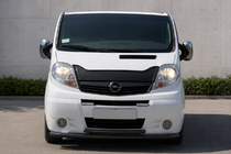 Renault Trafic 2001–2015 Bull bar fata ST014/2 Black (inox) foto 1