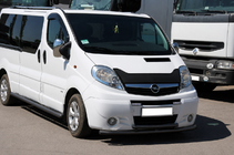 Renault Trafic 2001–2015 Bull bar fata ST014/2 Black (inox) foto 2