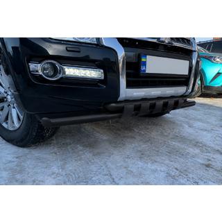 Bull bar fata ST015 Black (inox) Mitsubishi Pajero Wagon IV 2006-2021 foto 4