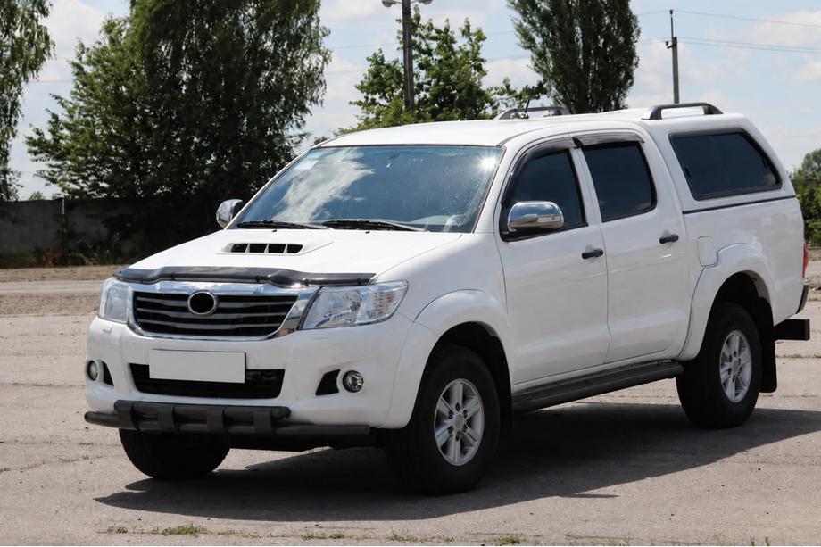 Toyota Hilux 2006-2015 Bull bar fata ST015 Black (inox) Foto 2