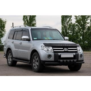 Bull bar fata ST015 Black (inox) Mitsubishi Pajero Wagon III 1999-2006 foto 3