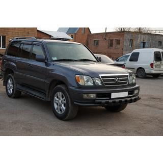 Bull bar fata ST015 Black (inox) Lexus LX470 1998-2007 foto 2