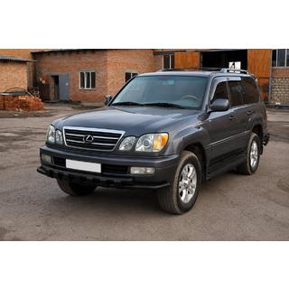 Bull bar fata ST015 Black (inox) Lexus LX470 1998-2007 foto 3