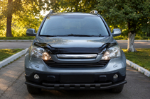Honda CRV 2007-2011 Bull bar fata ST015 Black (inox) foto 1