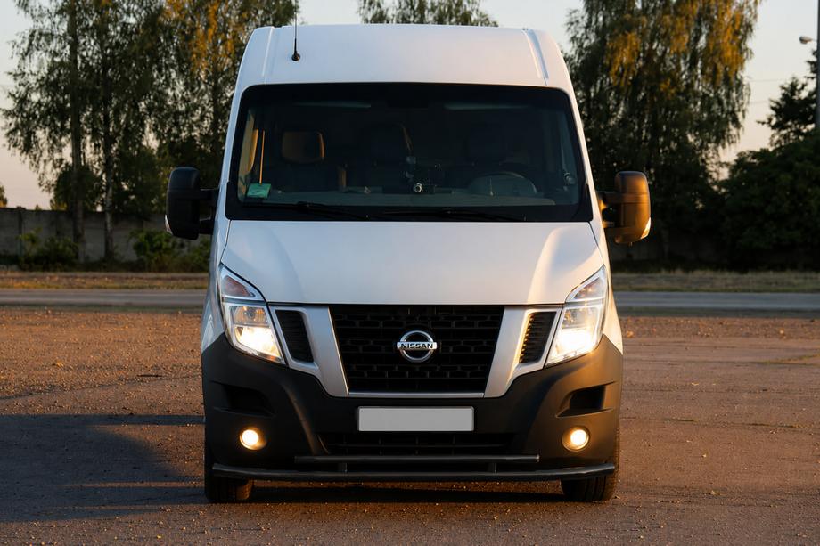 Nissan NV400 2010-2024 Bull bar fata ST016 Black (otel inoxidabil) Foto 2