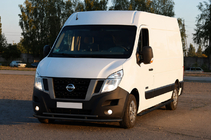 Renault Master 2011-2023 Bull bar fata ST016 Black (otel inoxidabil) foto 3