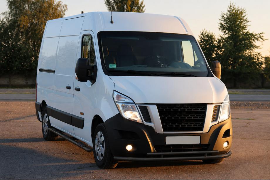 Renault Master 2011-2023 Bull bar fata ST016 Black (otel inoxidabil) Image