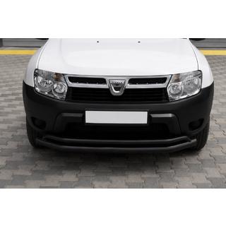 Bull bar fata ST017 Black (inox) Dacia Duster 2008-2018 foto 3