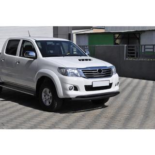 Bull bar fata ST017 Black (inox) Toyota Hilux 2006-2015 foto 2