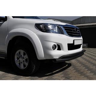 Bull bar fata ST017 Black (inox) Toyota Hilux 2006-2015 foto 3