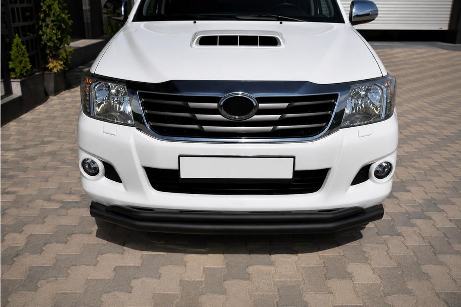 Toyota Hilux 2006-2015 Bull bar fata ST017 Black (inox) Foto 1