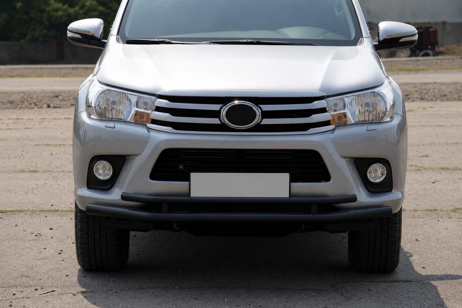 Toyota Hilux 2015- Bullbar fata ST018 Black (inox) Foto 2