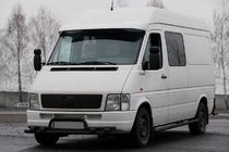 Volkswagen LT 1995-2006 Bullbar fata ST020 Black (inox) foto 2