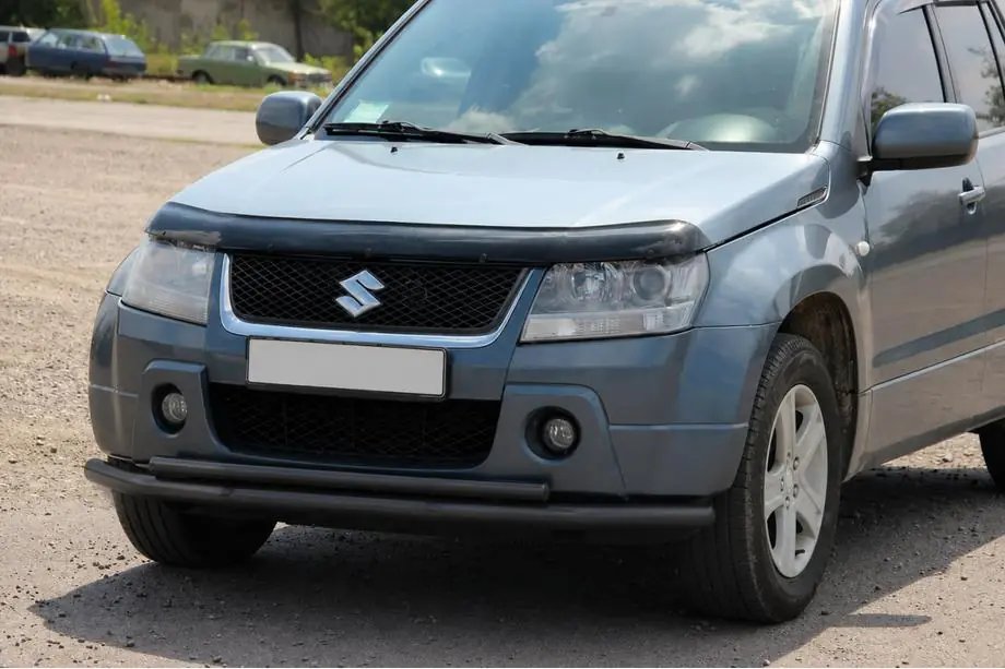 Suzuki Grand Vitara 2005-2017 Arc frontal dublu 60/42mm Black (inox) Foto 2