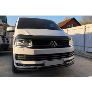 Bullbar fata dublu ST011 Black (inox) Volkswagen T6 2015-2024 foto 1