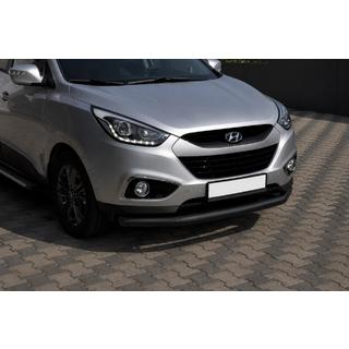 Bara de protectie fata ST008 Black (inox) foto 3