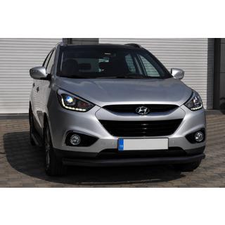 Bara de protectie fata ST008 Black (inox) foto 4