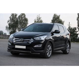 Bara de protectie fata ST014 Black (inox) foto 4