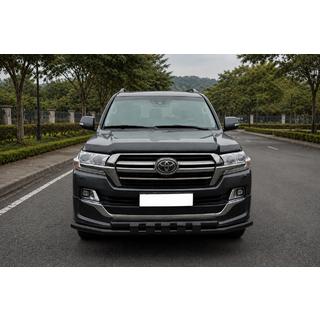 Bullbar fata ST015 Black (2015+, inox) Toyota Land Cruiser 200 2007-2021 foto 1