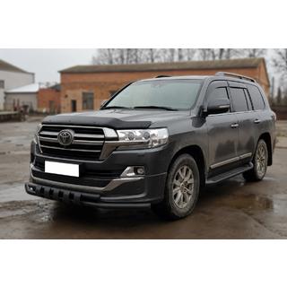 Bullbar fata ST015 Black (2015+, inox) Toyota Land Cruiser 200 2007-2021 foto 3