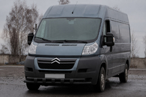 Fiat Ducato 2006-2025 Bullbar fata ST015 Black (inox) foto 2