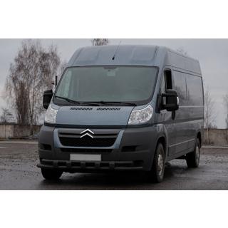 Bullbar fata ST015 Black (inox) Fiat Ducato 2006-2025 foto 2