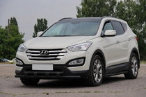 Hyundai Santa Fe 3 2012-2018 Bullbar fata ST015 Black (inox) foto 2