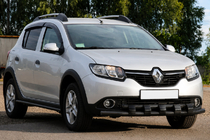 Renault Sandero 2013-2022 Bullbar fata ST015 Black (inox) foto 3