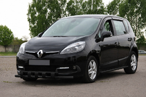 Renault Scenic/Grand 2009-2016 Bullbar fata ST015 Black (inox) foto 2