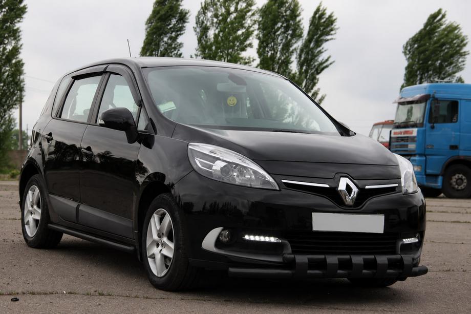 Renault Scenic/Grand 2009-2016 Bullbar fata ST015 Black (inox) Foto 3