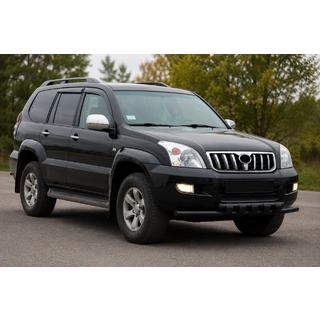 Bullbar fata ST015 Black (inox) Toyota Land Cruiser Prado 120 2002-2009 foto 2