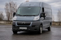 Peugeot Boxer 2006-2025 Bullbar fata ST015 Black (inox) foto 1