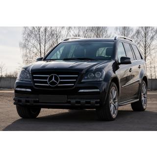 Bullbar fata ST015 Black (inox) Mercedes GL class X164 2006-2012 foto 1