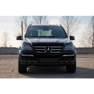 Bullbar fata ST015 Black (inox) Mercedes GL class X164 2006-2012 foto 2