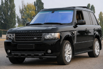 Range Rover III L322 2002-2012 Bullbar fata ST015 Black (inox) foto 1