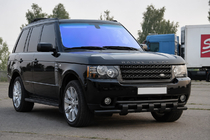 Range Rover III L322 2002-2012 Bullbar fata ST015 Black (inox) foto 3