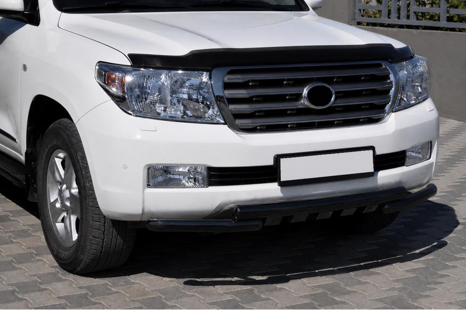 Toyota Land Cruiser 200 2007-2021 Bullbar fata ST015 Black (inox) Foto 1