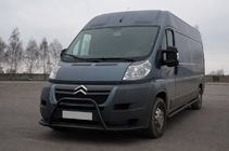 Citroen Jumper 2007-2025 Bullbar fata ST019 Black (inox) foto 3