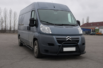 Fiat Ducato 2006-2025 Bullbar fata ST019 Black (inox) foto 2