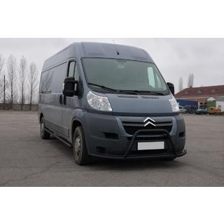 Bullbar fata ST019 Black (inox) Fiat Ducato 2006-2025 foto 2