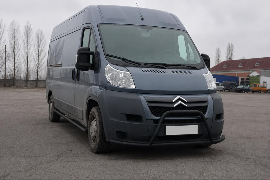 Fiat Ducato 2006-2025 Bullbar fata ST019 Black (inox) Foto 2