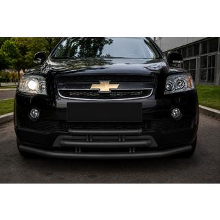 Bullbar fata triplu Black (inox) Chevrolet Captiva 2006-2019