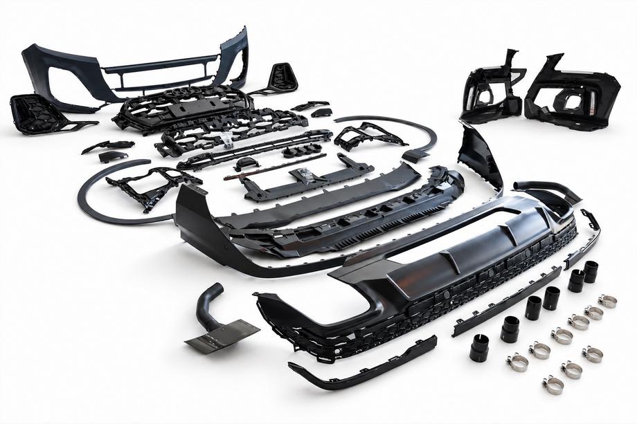Audi Q7 2015–2026 Kit body (facelift) look 2024 (pentru 2015-2020) Foto 3
