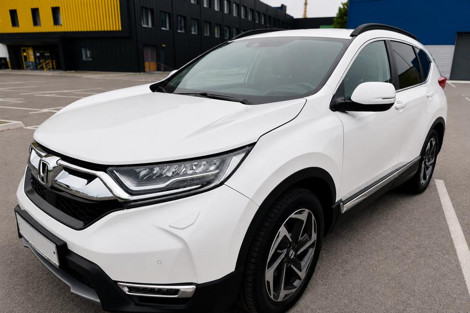 Honda CRV 2017-2022 Bare longitudinale integrate negre OEM (Aluminiu) Foto 2